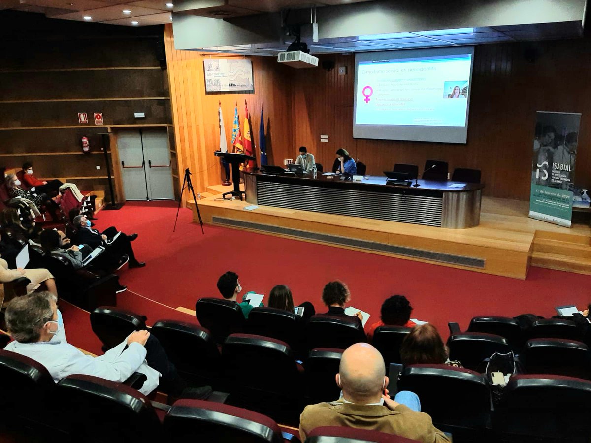 isabial_iis's tweet photo. #11F2022
MESA2 #ISABIALWomenInScience
🔴Disfunción mitocondrial muscular en fragilidad pacientes diabéticas mayores.C.Gómez @incliva_iis
🔴Tratamiento periodontal no quirúrgico,activación d leucocitos y diversidad microbioma oral pacientes resistencia insulina.M.Rocha @GVAfisabio https://t.co/2DRRoPtznM