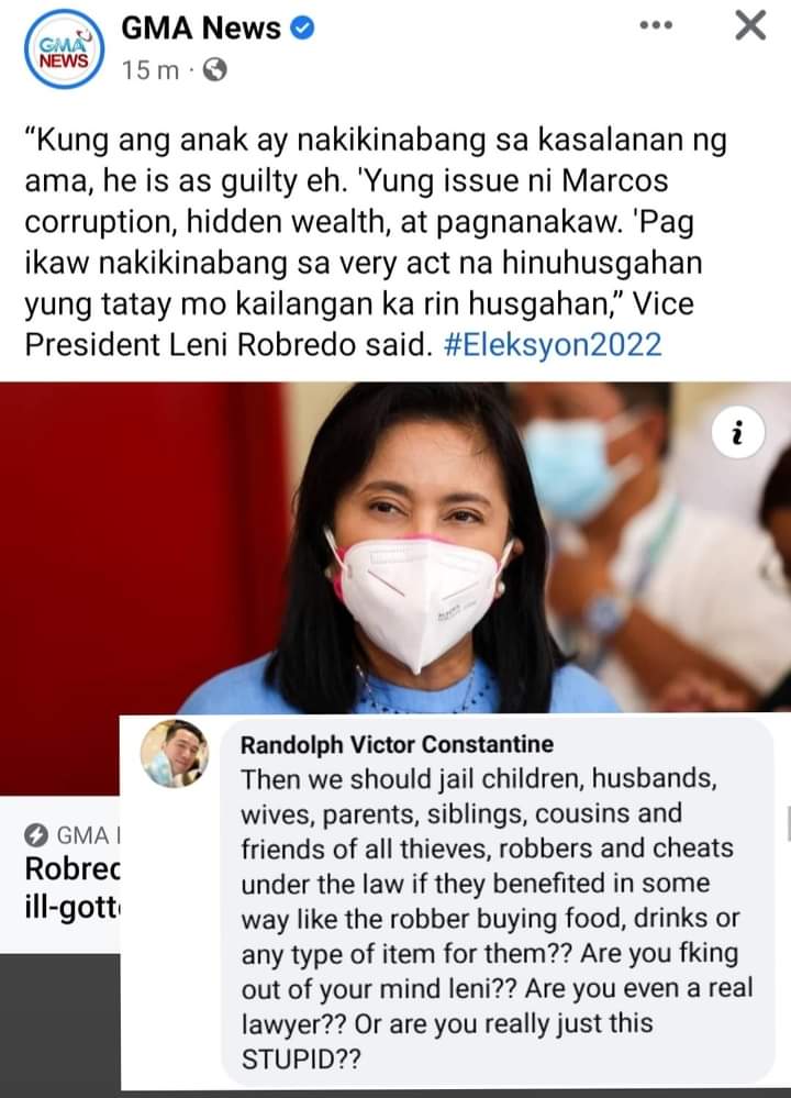 DacpanoRommel's tweet photo. Hala Madam @lenirobredo https://t.co/EL4CYVpVhF