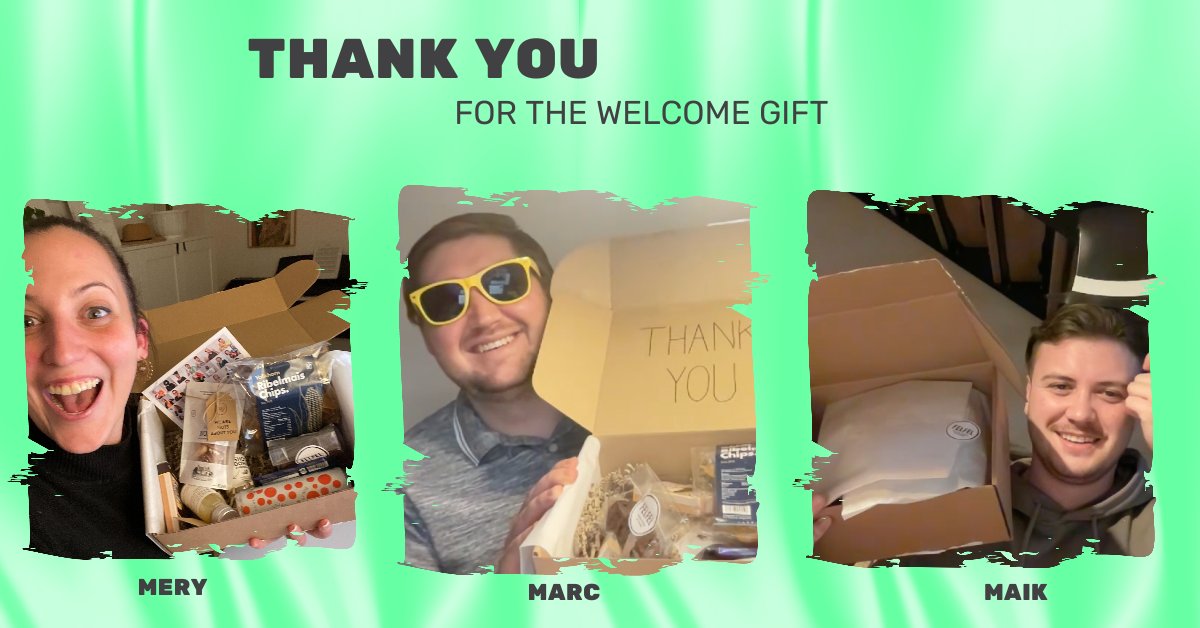 JobCloudAG's tweet photo. At JobCloud, the onboarding of new employees starts weeks before the first working day, with a yummy gift from our trusted food provider @FELFEL_GoodFooD . A warm welcome to the three "M's", who joined our Spotted Team in February! Welcome on board! #wefromjobcloud #lovewhatyoudo https://t.co/EXnPEP5xqg