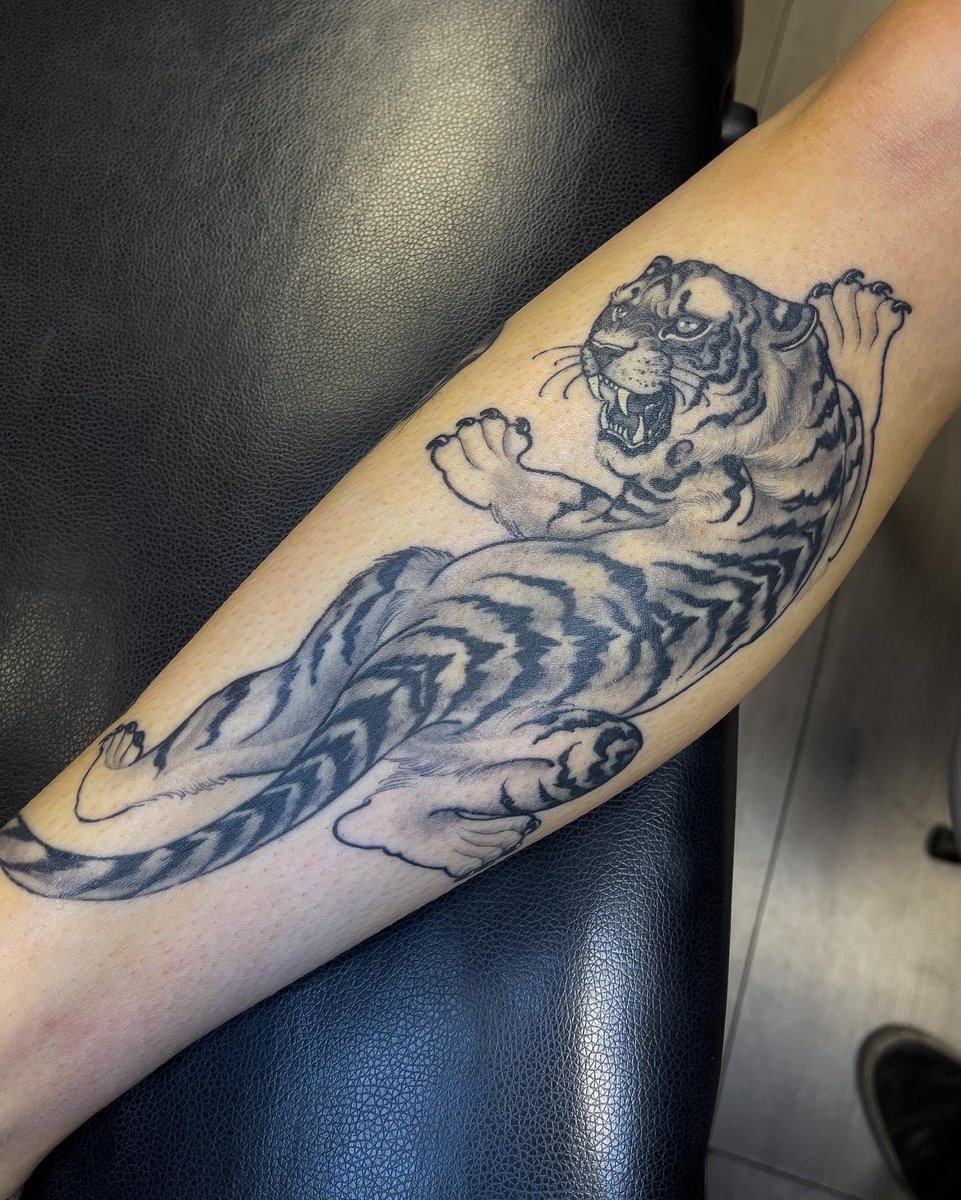 Healed tiger