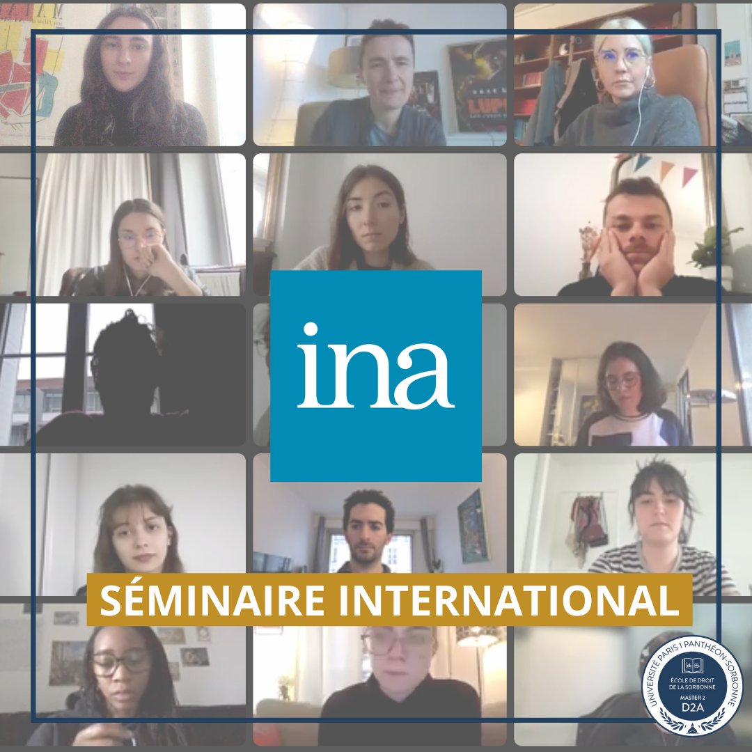 MasterD2A's tweet photo. 💻La semaine dernière, la formation initiale du Master D2A a été rejoint par la formation continue et le parcours marketing et distribution afin d’assister au séminaire international de l’@inafr_officiel ! 🎬

👏 Un grand merci à l’ensemble des intervenants ! https://t.co/8sOoW1iTJr