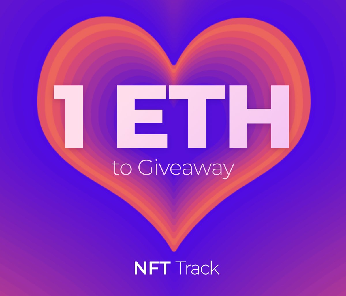 NFTTrack's tweet photo. 🎇 @NFTTrack is giving away 1 ETH to 13 lucky friends! #Airdrop #Giveaway #GiveawayNFT #NFTCommunity

⏰ Feb 11 - Feb 25 2022

How to enter?
1️⃣ Follow @NFTTrack @huajie_meta @Picol_DavidWu
2️⃣ Like &amp; RT (@ two friends)
3️⃣ Join Discord: https://t.co/L0YEyyLfFQ

🍀 Good Luck! 🍀 https://t.co/flSQXZQZ11