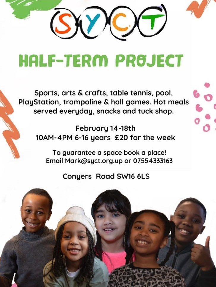 StreathamSYCT's tweet photo. #Streatham #HalfTerm https://t.co/lwpOhTIBTQ