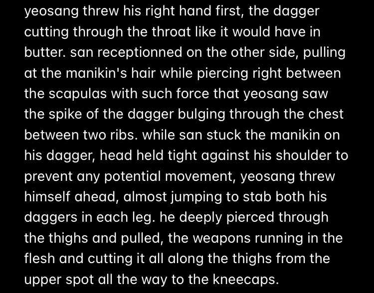 rick_eez's tweet photo. cw // demons , fight , mention of de4th

little wip of my exorcists / demons au. 
exorcists training session with rivals sxn and yexsxng, oops~ https://t.co/zrcsCvzStq