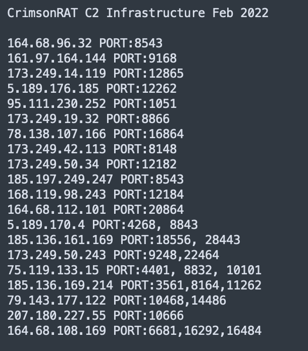 0xrb's tweet photo. #TransparentTribe #CrimsonRAT C2 Infrastructure server &amp; multiple C2 servers link to #AhMyth #AndroidRAT also
cc: @abuse_ch @h2jazi @ShadowChasing1 @bofheaded https://t.co/j5HK9kdMxC