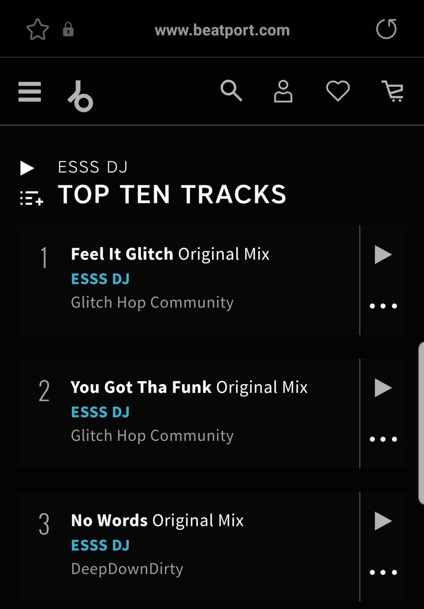 ESSS_DJ's tweet photo. My current top tracks on Beatport #charts #music #beatport #edm #glitchhop #musicproducer #dj #femaledj #housemusic #glitchhopmusic https://t.co/50KlS9sHRz