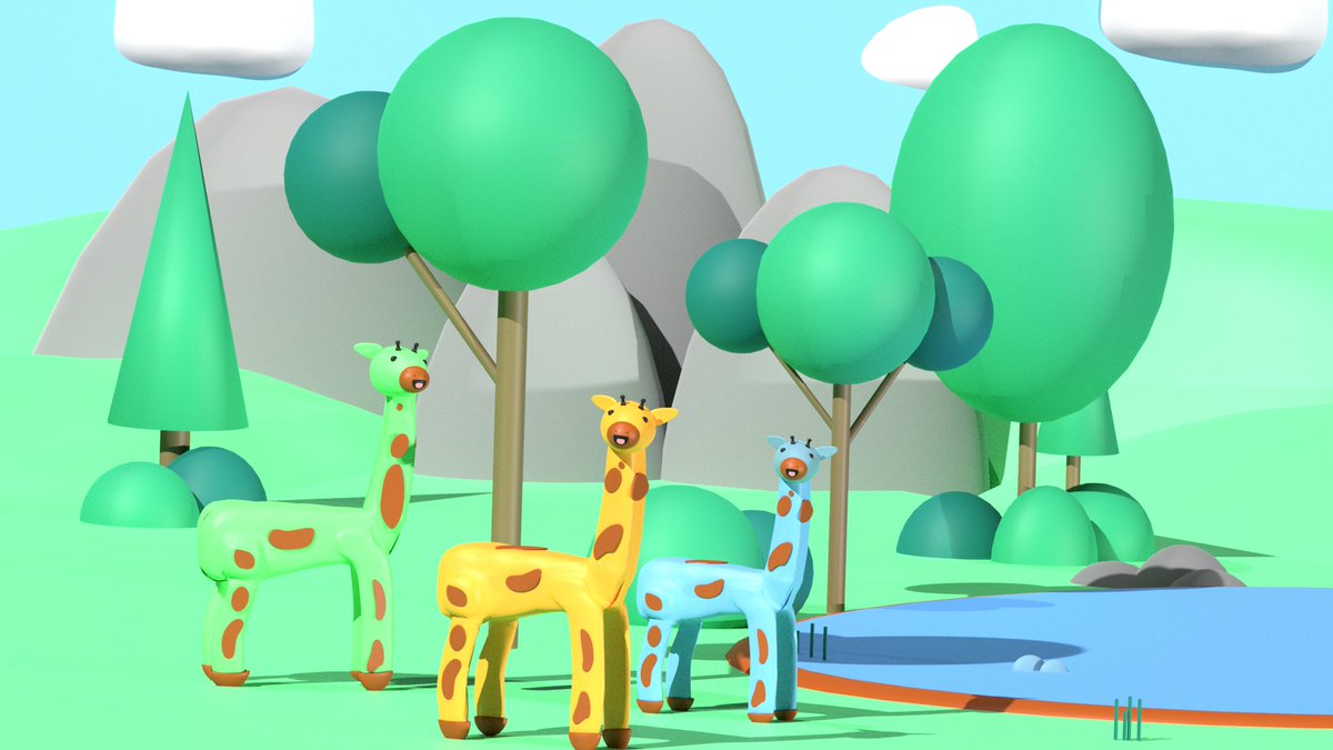 ZuMeister's tweet photo. @DraffesNFT Just chillin by the Savannah 😄
#NFT #blender #artwork #blenderart https://t.co/IJrRtsn1ri