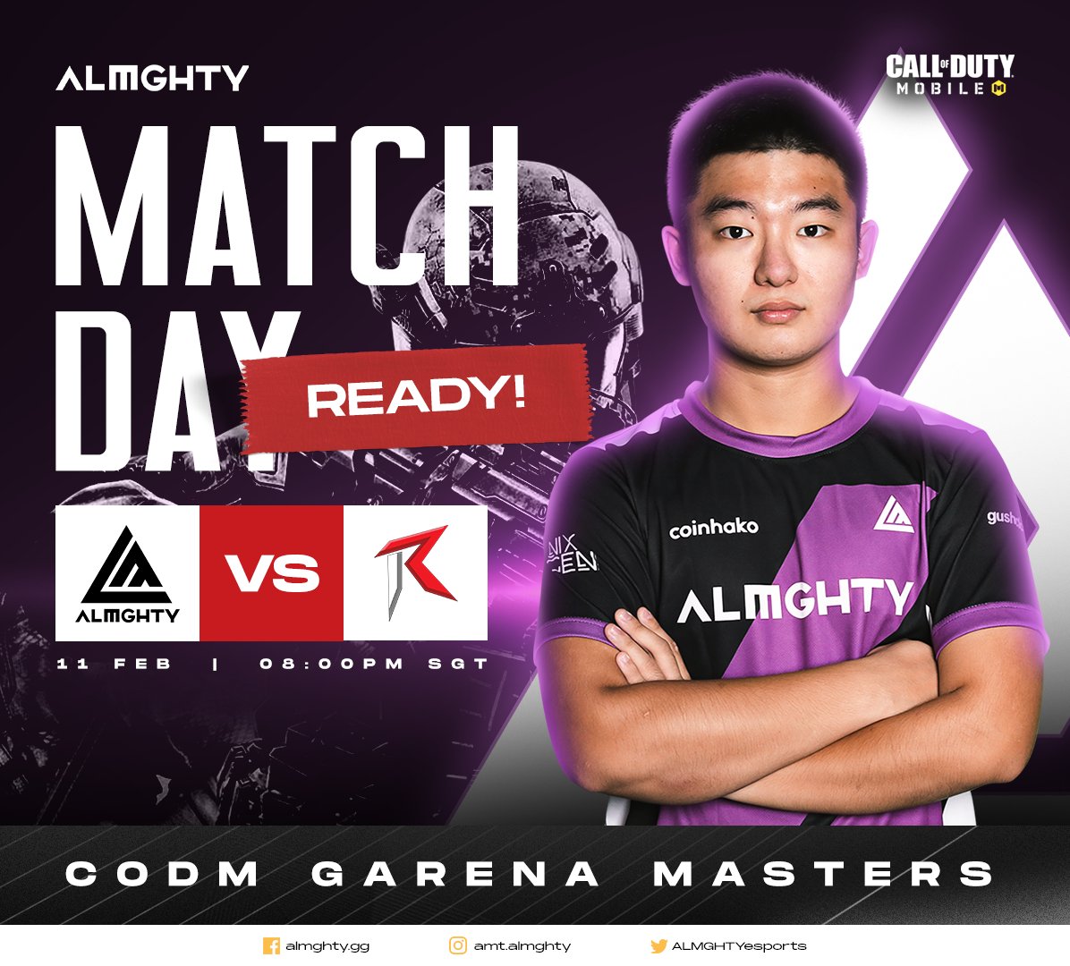 Set your alarms and watch us live tonight as we go against RamPaGe Gaming on Call of Duty: Mobile Garena Masters. Livestream starts 8PM <a href="/Garenacodm/">Call of Duty© Mobile -Garena</a> Official YouTube Channel

#NewRoster #RoadToWorldsAgain #AMTUpTop #InALMGHTYWeTrust