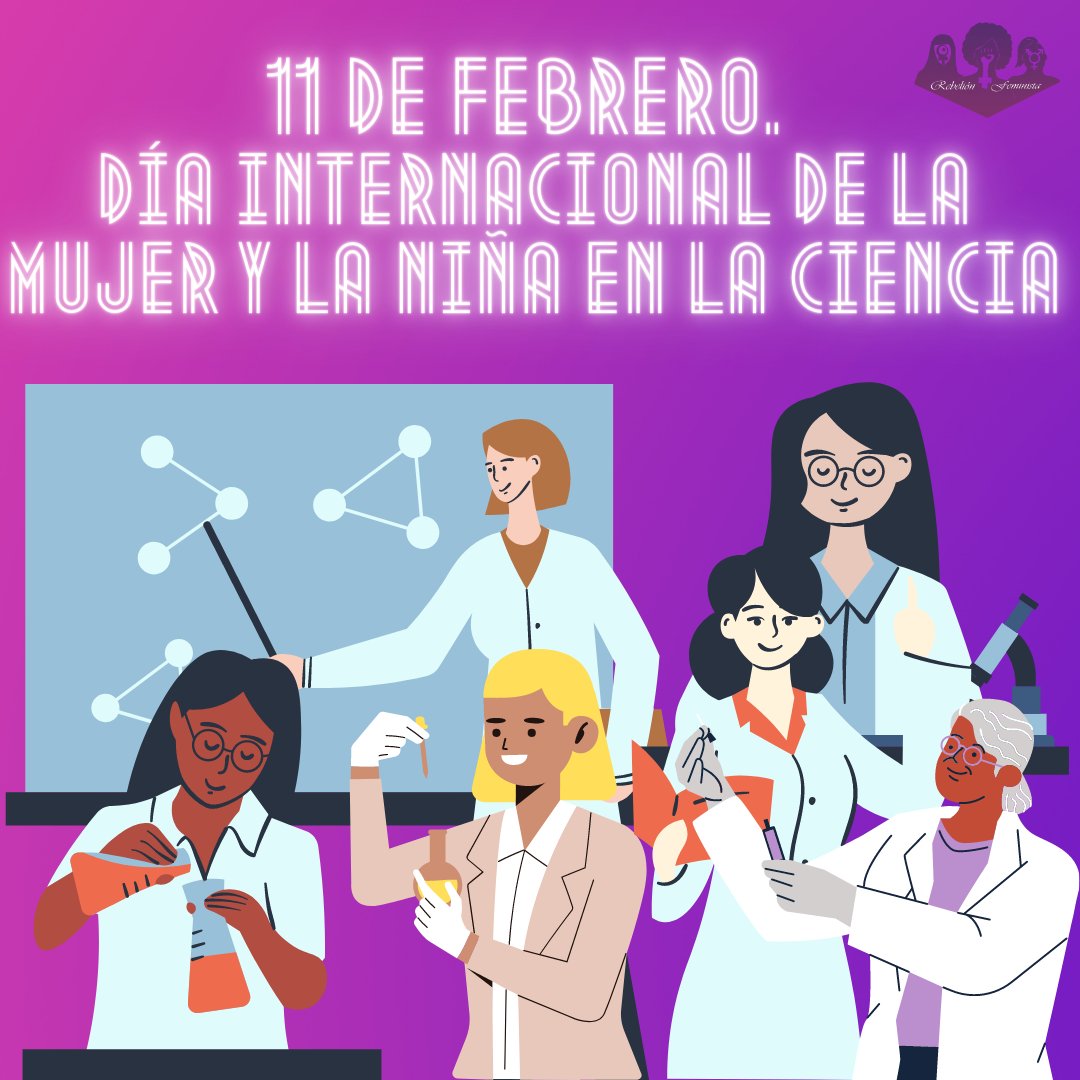 martidp4's tweet photo. ¡Feliz #11feb ! #DíaInternacionaldelaMujerylaNiñaenlaCiencia 🧑🏻‍🔬🧠🧫🧬🔬🎉 https://t.co/h1APnIEYk9