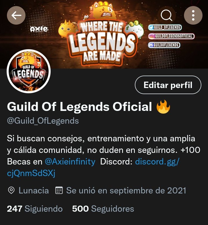 Guild Of Legends Oficial 🔥 tweet media