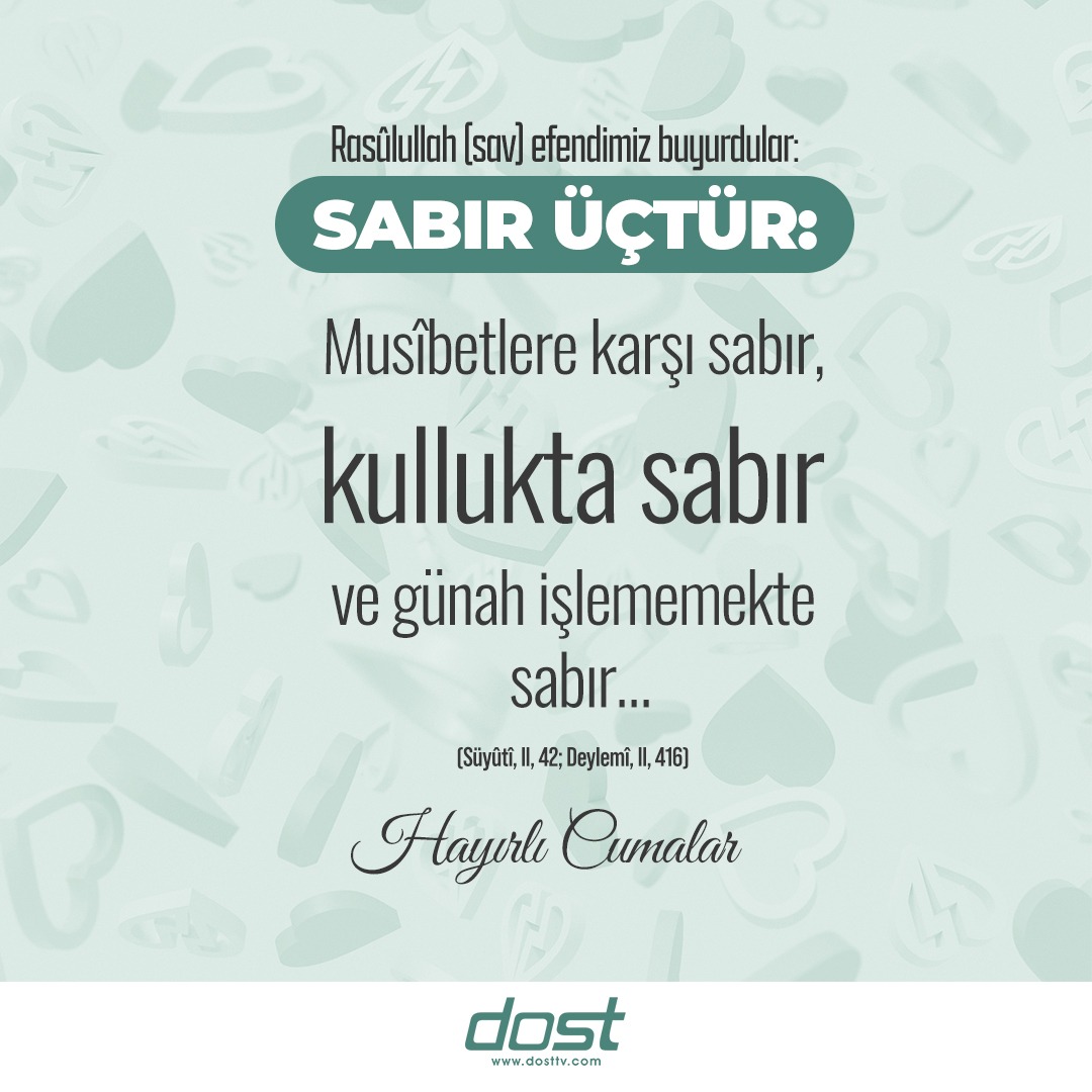 Cumamız mübarek olsun..
#dostradyotv