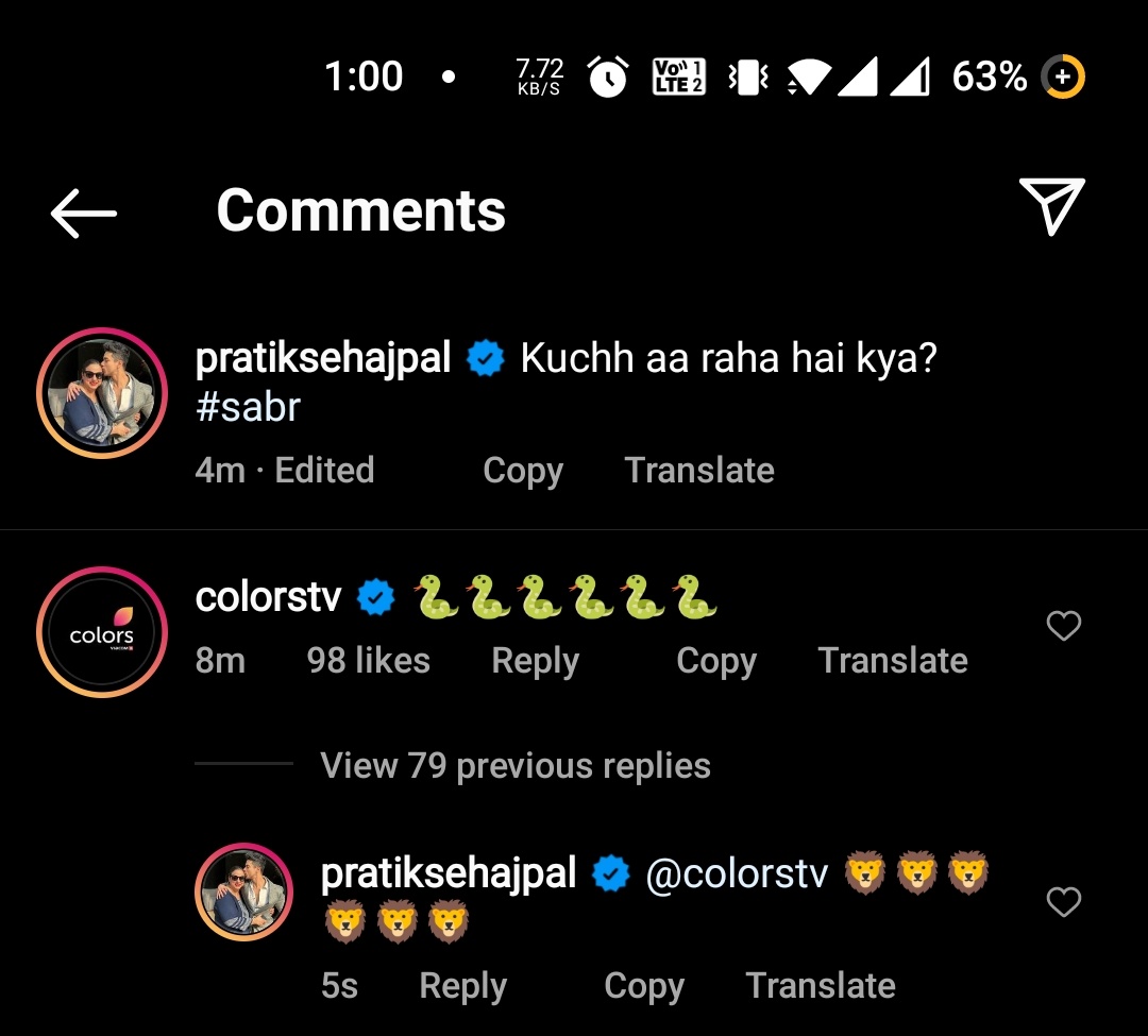 Aman_BiggBosss's tweet photo. Colors TV ko reply by Pratik🤣🤣
On recent post

#PratikSehajpal https://t.co/t21YfgOFd0