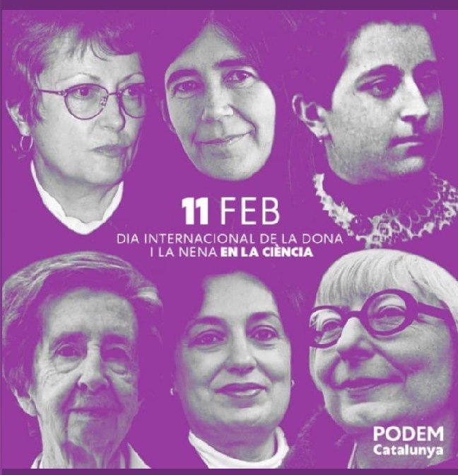 RecercaPodemCat's tweet photo. ♀️Avui reivindiquem el paper de la dona i la nena a la Ciència.

💜Pel valor de les que ens van precedir, de les d'avui i de les generacions futures.

🟣Conciliació, reconeixement i no discriminació
#11F #nomorematildas #mujeryniñaenciencia #sinmujeresnohayciencia #metoouniv https://t.co/5G4iMLVBMj