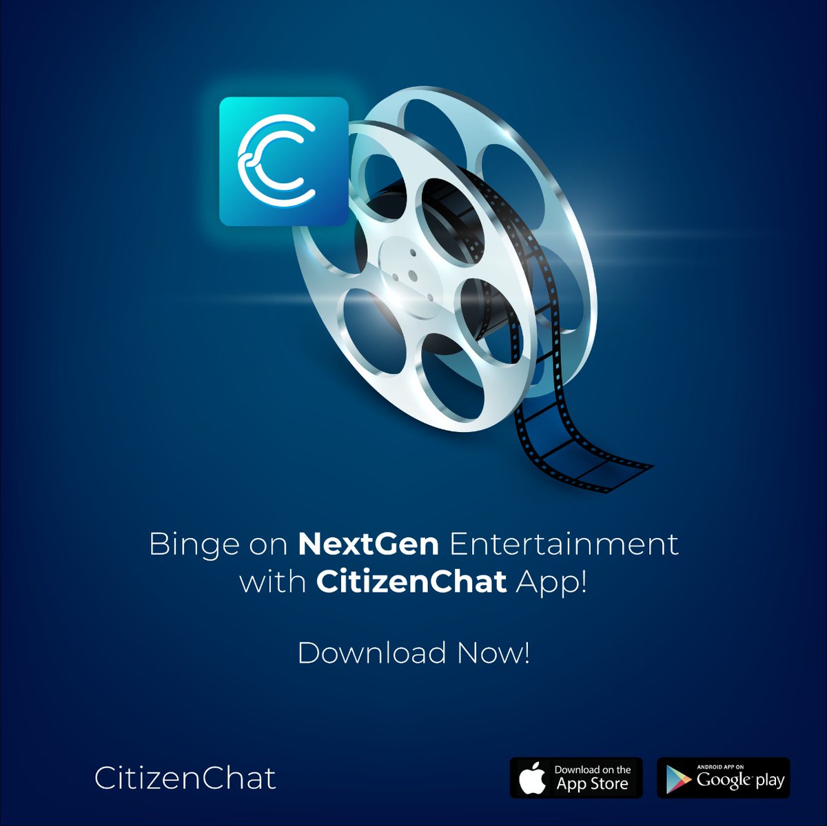 CitizenChat_inc's tweet photo. Are you ready to explore the NextGen way to binge on entertainment? 🤌 CitizenChat app is here to make it easy for you! 
Buckle up and download the app now! ⬇️ Link in the bio. 🔗👀

#citizenchat #creators #growth #GrowthMindset  #influencers #app #Video #NextGen #trendingtopic https://t.co/BnOQZtNzPH