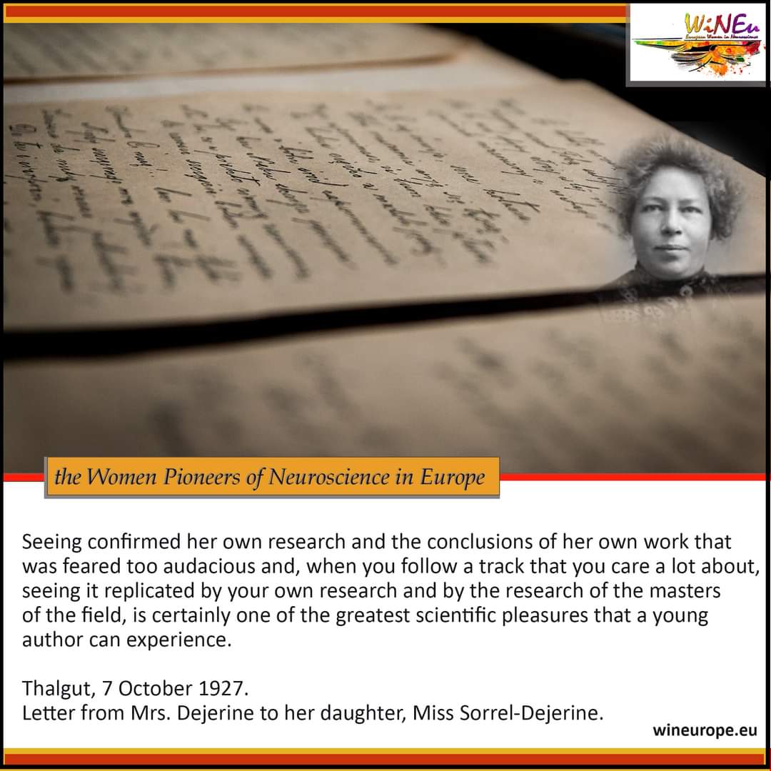 Wi_N_Eu's tweet photo. we explore Augusta Dejerine-Klumpke's life through her biography (originally written in French) to find out how she began her scientific career and what legacy she left for future generations of neuroscientists. #InternationalDayofWomenandGirlsinScience
👇
https://t.co/6SC6iq3MN0 https://t.co/iZ7uIqHxhM