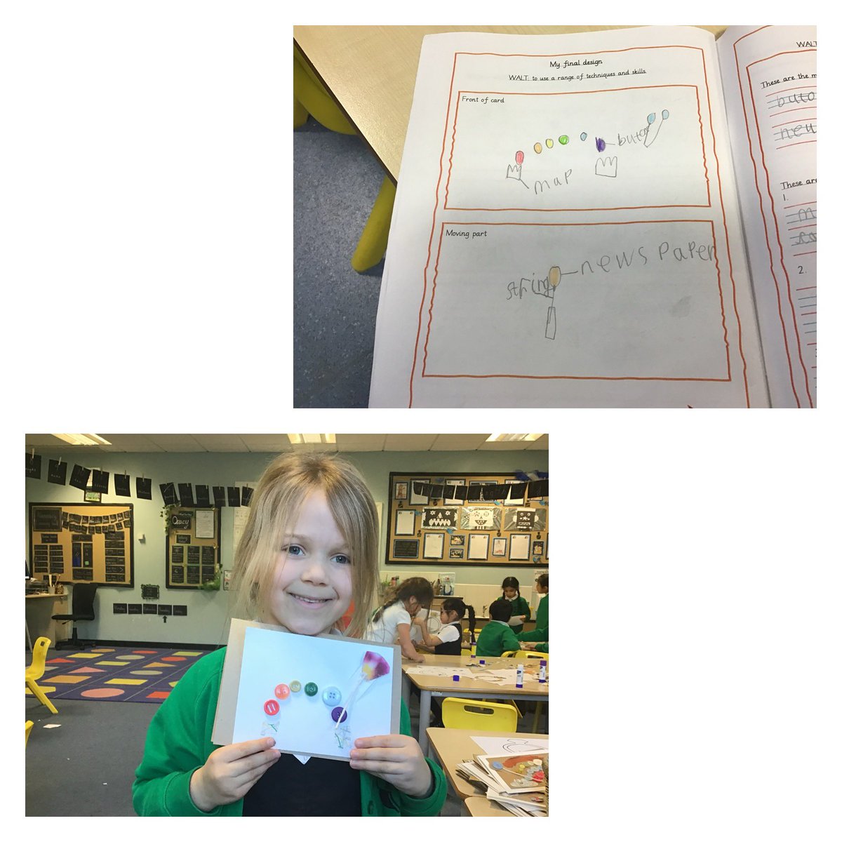 RSch_Year1's tweet photo. We are so proud of our DT outcomes this half term! We have learnt about product research, design boards, steps to success and planned different designs. We came up with our final design and worked hard on our precision and cutting to make our outcomes match our designs. 🪁🎈🌸🐝 https://t.co/Od3PhiWcqn