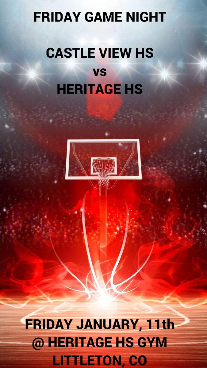 CVBallersClub's tweet photo. The CV Boys Basketball teams travel to Littleton, CO Friday night February 11th to take on conference opponent, Heritage HS in a Continental League clash. Come to Littleton and cheer on the Sabercats against a tough Eagles squad.

Soph &amp; JV @ 5:30pm
Frosh &amp; Varsity @ 7pm

GO CATS https://t.co/j05pXZm0Yj