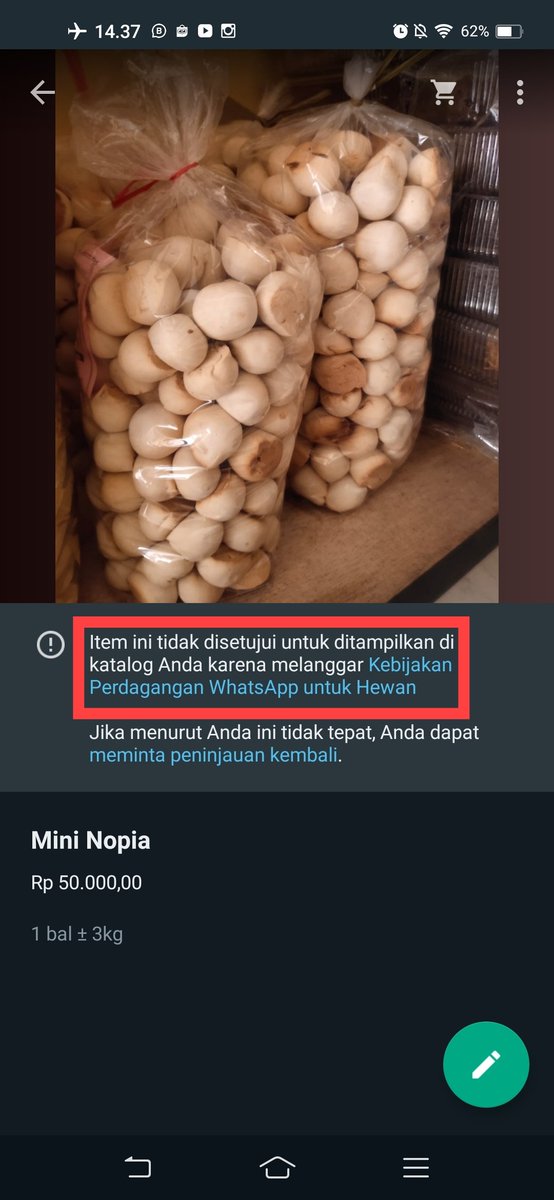 cAng666's tweet photo. Sejak kapan Mini Nopia (Makanan tradisional jawa tengah) menjadi jenis hewan?
ini gw kayaknya harus belajar biologi lagi nih sama pengelola WhatsApp...wkwkwkwkwk

#WhatsApp @WhatsApp @wa_status https://t.co/VvZXVxeyhl