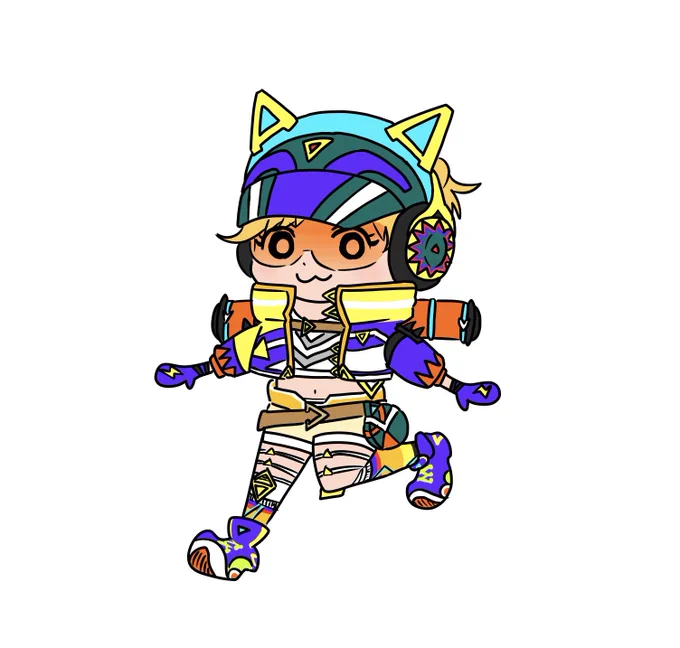 ワットソンのスキンかわいいよね!#apexイラスト 