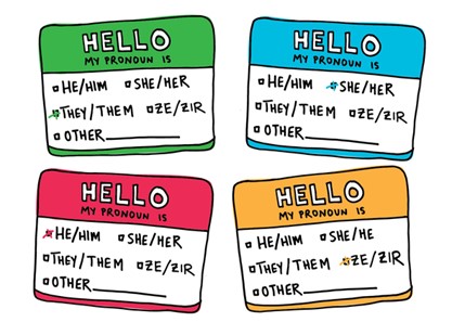 mpftnhs's tweet photo. Sharing our pronouns is an easy way to make people feel safe to share theirs too. 

This video features young people describing their experiences around pronouns: https://t.co/eIx2LoEsL3

#LGBTHM22 #LGBTplusHM #educateOUTprejudice #LGBTHistoryMonth #PushForPronouns https://t.co/EESiKA7hcF