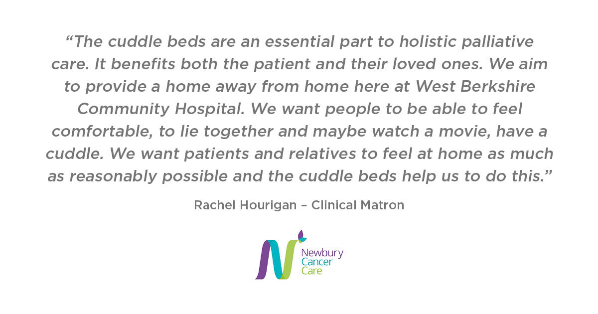 NewbCancerCare's tweet photo. A huge thank you to everyone who donated to our Cuddle Bed Appeal. Take a look below to learn the sort of difference your generous donations will make to the palliative care offered in The Rainbow Rooms at West Berkshire Community Hospitalโฆ
#myncc #newburycancercare #cuddlebed https://t.co/aHjMaExuz1