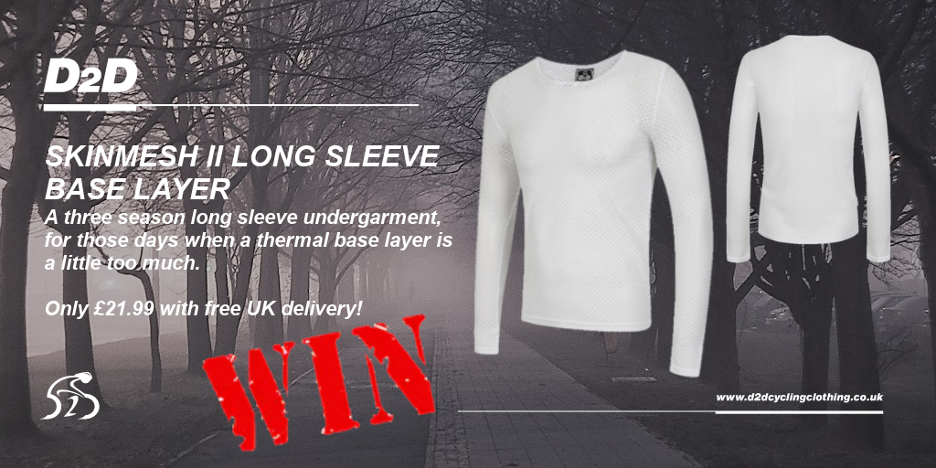 d2dcycling's tweet photo. It’s #FREEBIEFRIDAY #COMPETITION TIME! If you fancy giving yourself a chance to #win one of our Skinmesh II base layers (or the plus size version), simply FOLLOW US &amp; RETWEET this tweet! #COMP draw Monday at 8pm. T&amp;C on website.
https://t.co/ChN6VTecfq https://t.co/RIcnuquXyU
