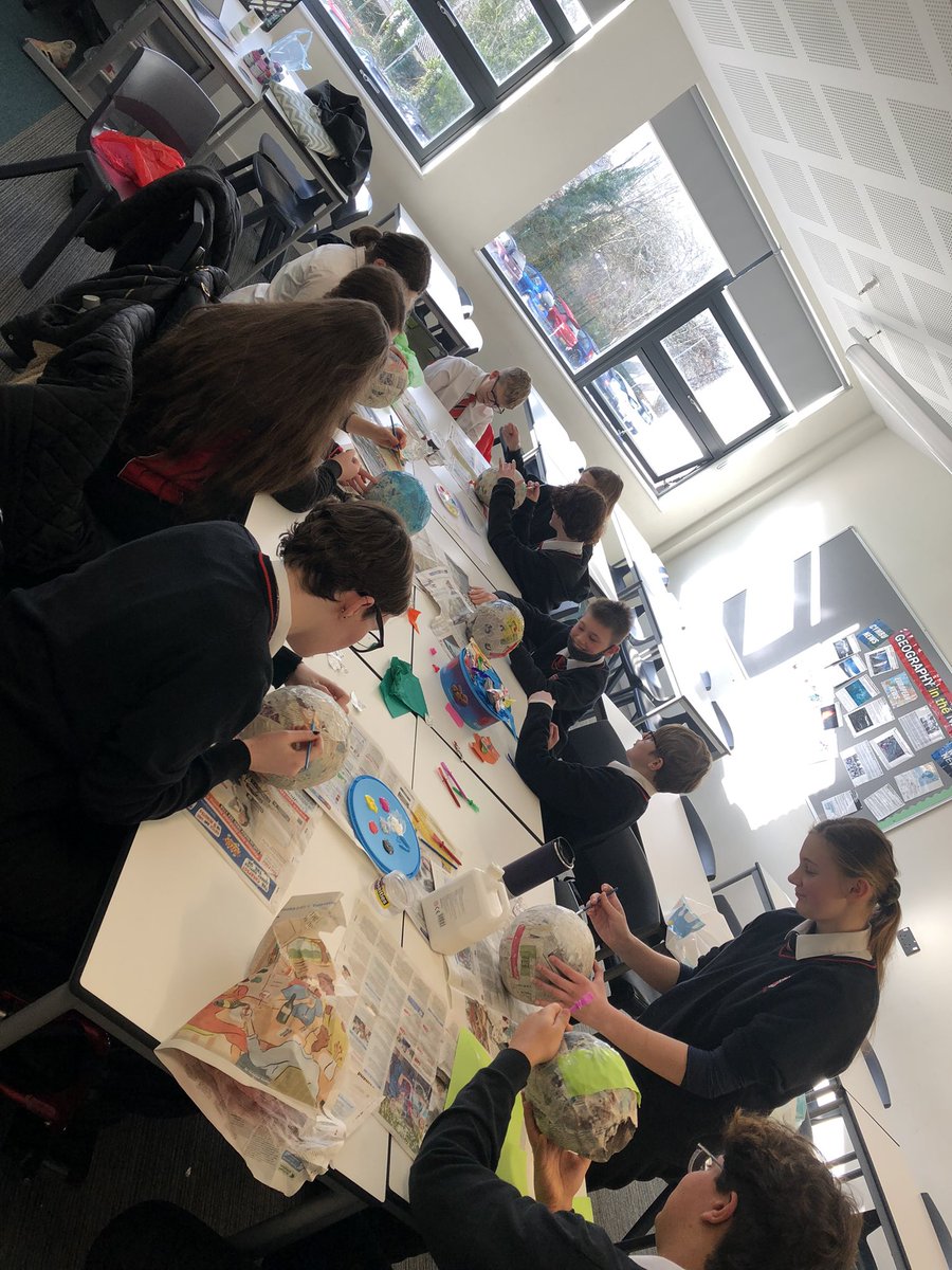 StCyresEco's tweet photo. Eco club working on their wonderful creations again last night… Finished products to come next week! We’re looking forward to seeing you all 🌍 https://t.co/BfpBTlPCtB