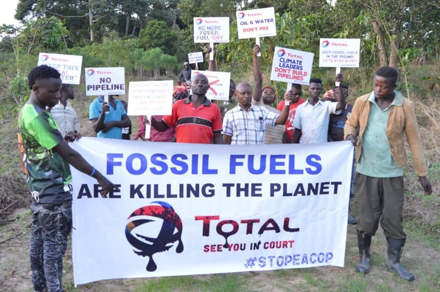 Yesterday <a href="/TotalEnergies/">TotalEnergies</a> announced €15 billion in profits.
 
90% of Total’s investments go to oil &amp; gas expansion.

Total is currently building the world's longest heated crude oil pipeline in Uganda and Tanzania. 

All this is done at the cost of nature &amp; human life
 #StopEACOP