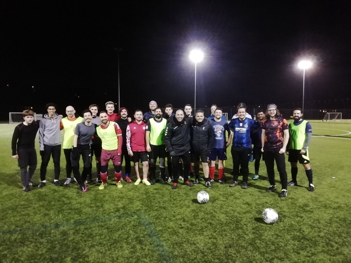 A huge thank you to <a href="/chriskgannon/">Chris</a> and <a href="/richduffy1981/">Rich Duffy</a> from <a href="/RobinsFound/">Bristol City Robins Foundation</a> for putting us through our paces and giving us some top tips at training last night!

We really value having the support of such staunch allies who do so much to make #footballforall 😊🏳️‍🌈⚽🏳️‍⚧️