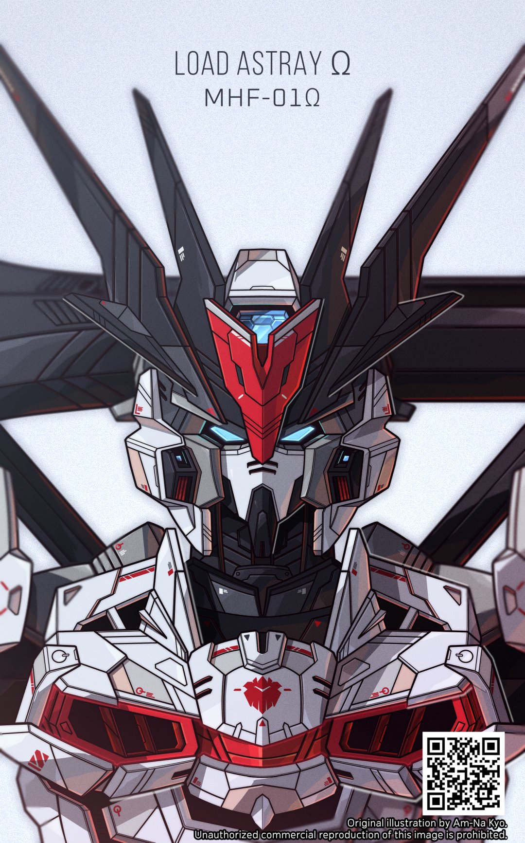 全塗装完成品　HG MHF−01Ω ロードアストレイΩ(オメガ) 全塗装完成品 HG MHF−01Ω ロードアストレイΩ(オメガ)（Am-Na