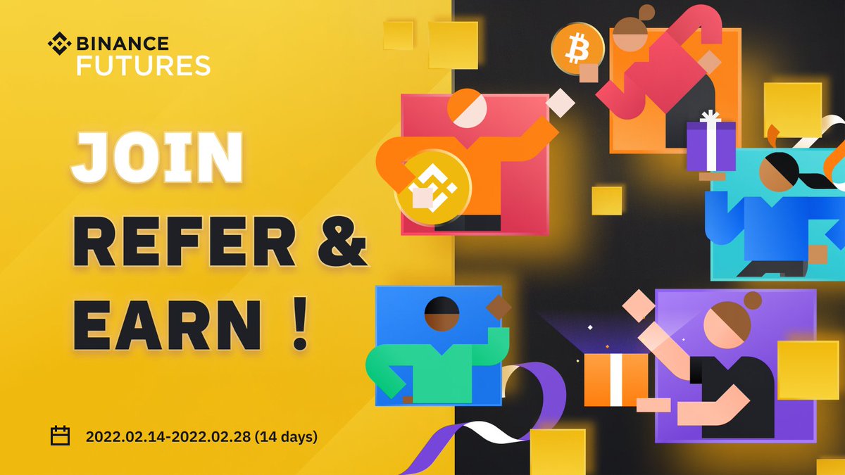 binance's tweet photo. Join &amp; refer friends to #Binance Futures and put yourselves in the running to win a share of 250,000 BUSD and limited edition NFTs!

➡️ https://t.co/X74WrpZCfj https://t.co/2SBP1apvXj