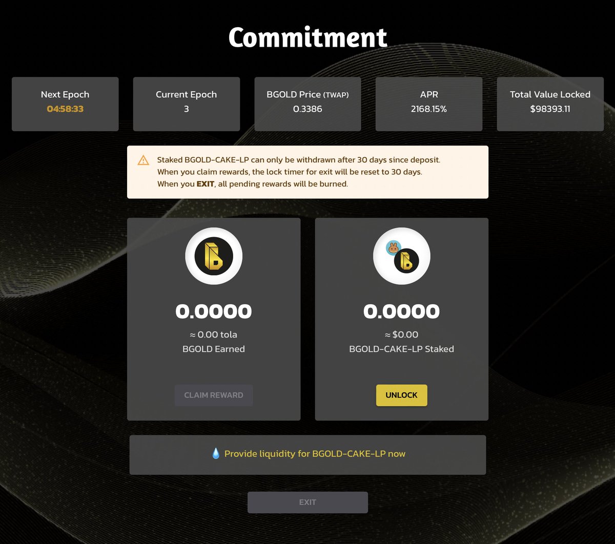 BGoldFinance's tweet photo. 🌟DID YOU KNOW??? 🤔
$BGOLD is in Bootstrap Phase (constantly 3.8% expansion) for the first two week (42 epochs)
Just simply Stake your BGOLD or BGOLD LP into Bank/Market/Commitment and Enjoy over 2000% APR 🔥🔥

Stake here: https://t.co/AvWfcyoKDT

#BNB #BSC $BNB #BGOLD https://t.co/CuqLSf9KJi