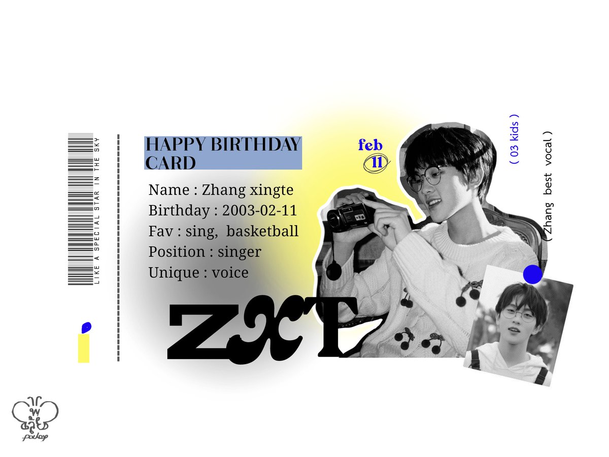 __pxlycnd__'s tweet image. Give all of my wish to you, who I fell in love to.
(✧🎂) สุขสันต์วันเกิดเด็กน้อยที่เติบโตมากับความรักของโลก ถูกโอบล้อมไปด้วยเสียงเพลงไพเราะและหัวใจที่เข้มเเข็งพาเขาดินมาในเส้นทางนี้ ขอให้ตลอดไปนี้พระเจ้าทะนุถนอมเขาอย่างดี ขอให้รอยยิ้มอยู่กับเขาเสมอ
#ZhangXingte19YearsOfHappiness