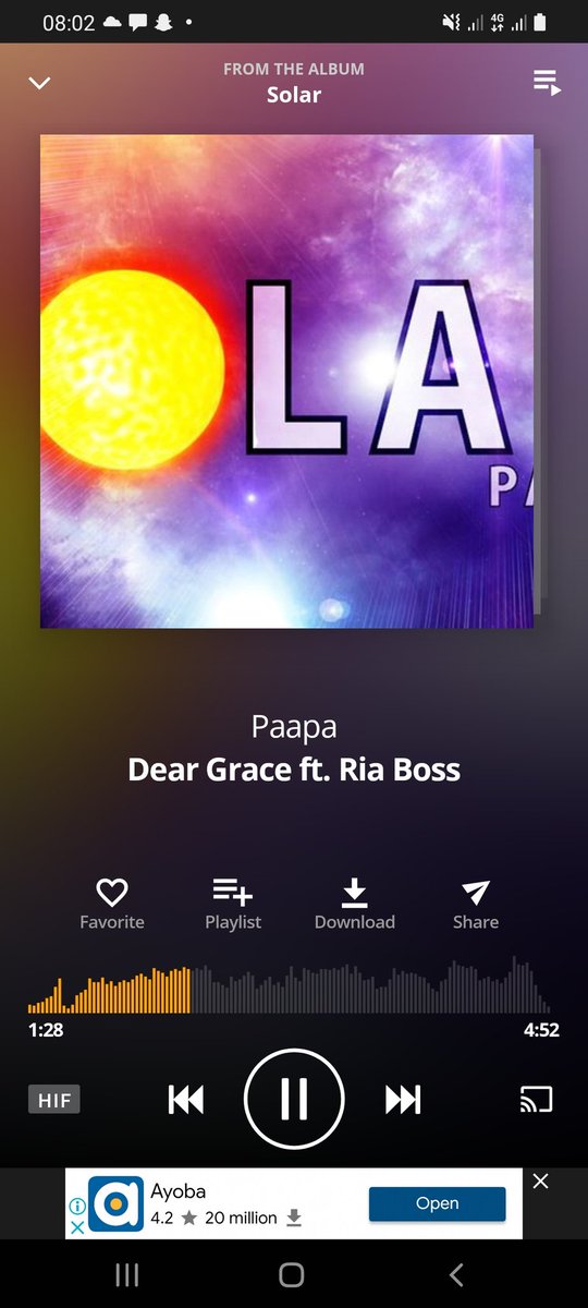 Listening Now 🎶 : Dear Grace - @paapaversa ft @_riaboss_ 💡