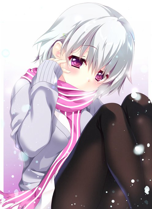 寒いしこっち来ても...いいよ?
冬カーデマフラー黒タイツジト目ちゃん!
#冬の創作クラスタフォロー祭り 