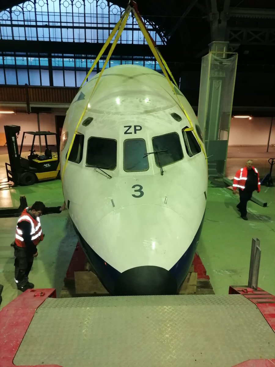 Final aircraft leaves Museum of Science and Industry in Manchester #MOSI Many thanks to the fantastic GJD team, Kyles Transport, Barrwood Logistics, the RAF Museum <a href="/RAFMUSEUM/">RAF Museum</a>, the Science Museum Group and Buttress. #avgeeks
#heritage facebook.com/27548634256277…