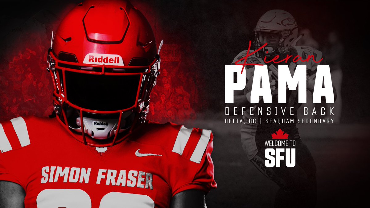 I’m beyond excited to announce
my commitment to Simon Fraser University! Thank you to my family, friends, and all the coaches that have helped me along the way! I want to also thank the coaches at SFU for giving me the opportunity! #reptheleaf🍁<a href="/CoachRigell/">Mike J.Rigell</a> <a href="/GridironPerform/">Gridiron Performance</a> #LLHS