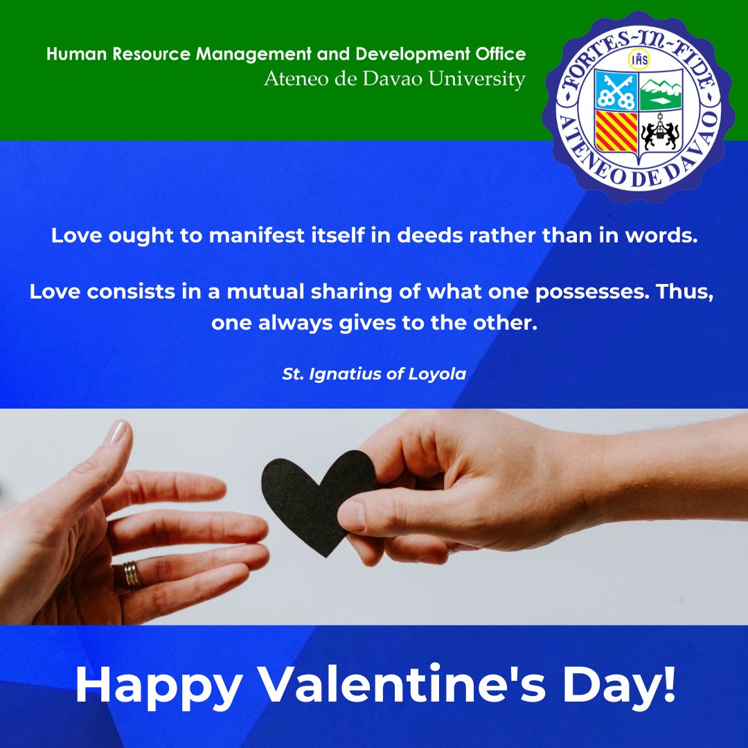 hrmdo_addu's tweet photo. Valentine's Day Greetings from HRMDO! https://t.co/IbKAGwMiLX