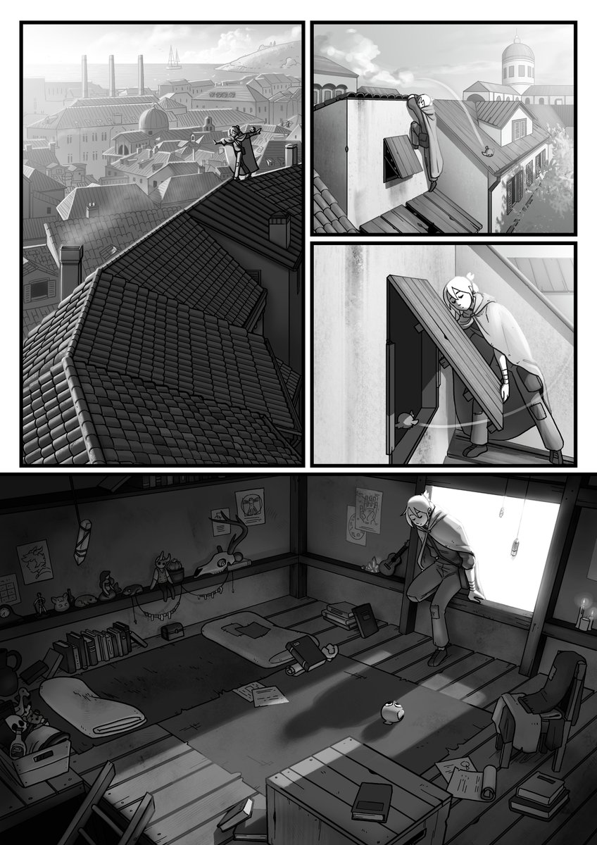 Sometimes I look at old pages like this one and wonder how the FUCK I managed to draw these backgrounds without a perspective ruler