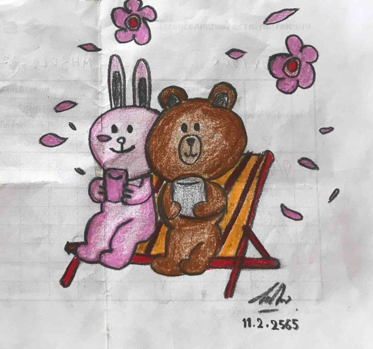 PuvaphatD's tweet photo. brown&amp;cony https://t.co/RBixbMiFrK