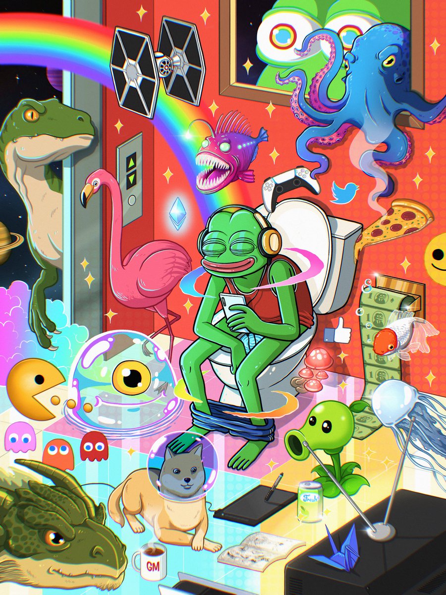 ✨ Place of Imagination ⭐ let out all the fantasies in your mind. 🚽🌈