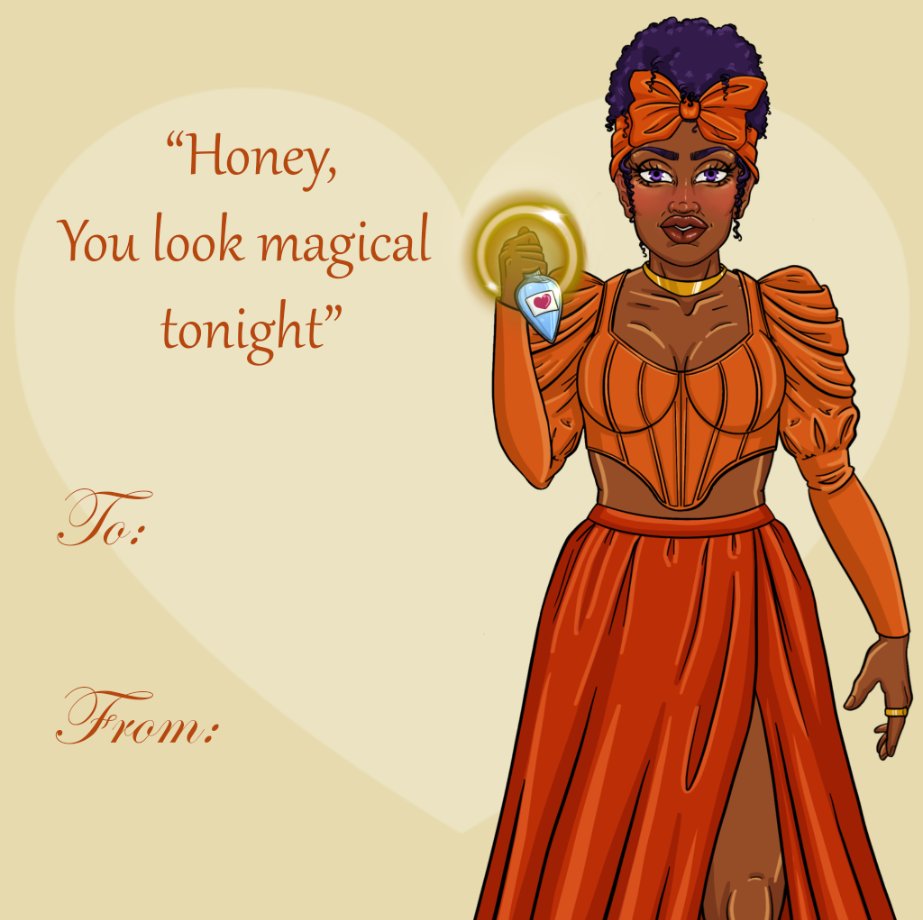 wyrdren's tweet photo. Show your love in a magical way this Valentine's Day with these custom templates featuring Ari, Theo, Melody &amp; Fern from our upcoming game Spellbound: The Magic Within. Which one is your favourite?
#ValentinesDay #indiegame #love #indiegamedev #visualnovel #loveislove #indiedev https://t.co/c6fepv3BOb