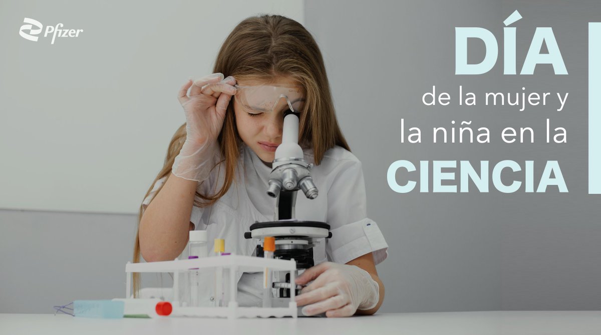 pfizer_spain's tweet photo. 👧🏻 🔬 En Pfizer creemos que los avances científicos no entienden de género sino del talento de quien los desarrolla
Nos unimos al #DíadelaMujerylaNiñaenlaCiencia para romper los techos de cristal y que las niñas puedan soñar sin límites
#NiñasSinLímites @InspirinGirlsE @JASPAIN https://t.co/freSudhOGp