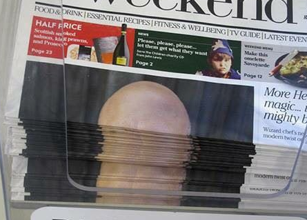 Als krantenuitgever moet je altijd even opletten,
voordat je Ernst Kuipers op de voorpagina zet...