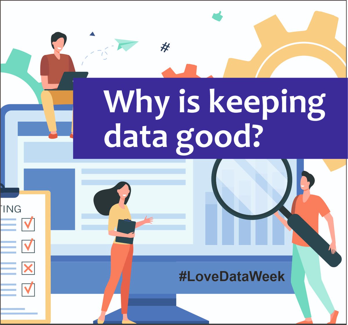 UniSotonLibrary's tweet photo. Why is keeping data good? Research data can demonstrate the integrity, authenticity and reliability of your research! It maximises research impact and stops the duplication of effort. 
#LoveDataWeek #ResearchData #UniofSouthampton https://t.co/49s3SI81df