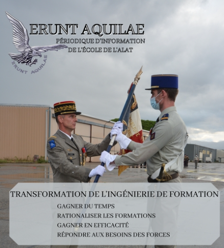 COM_EALAT's tweet photo. Pour ce #VendrediLecture, je vous propose la gazette de notre École "Erunt Aquilae". 
Quelques pages pour présenter les enjeux et défis relatifs à la poursuite de l’indispensable réforme de l’ingénierie de formation 🗞️https://t.co/QGPJIbuJ6q
Être #ALaHauteur de nos ambitions👊 https://t.co/UufIQIaPOP