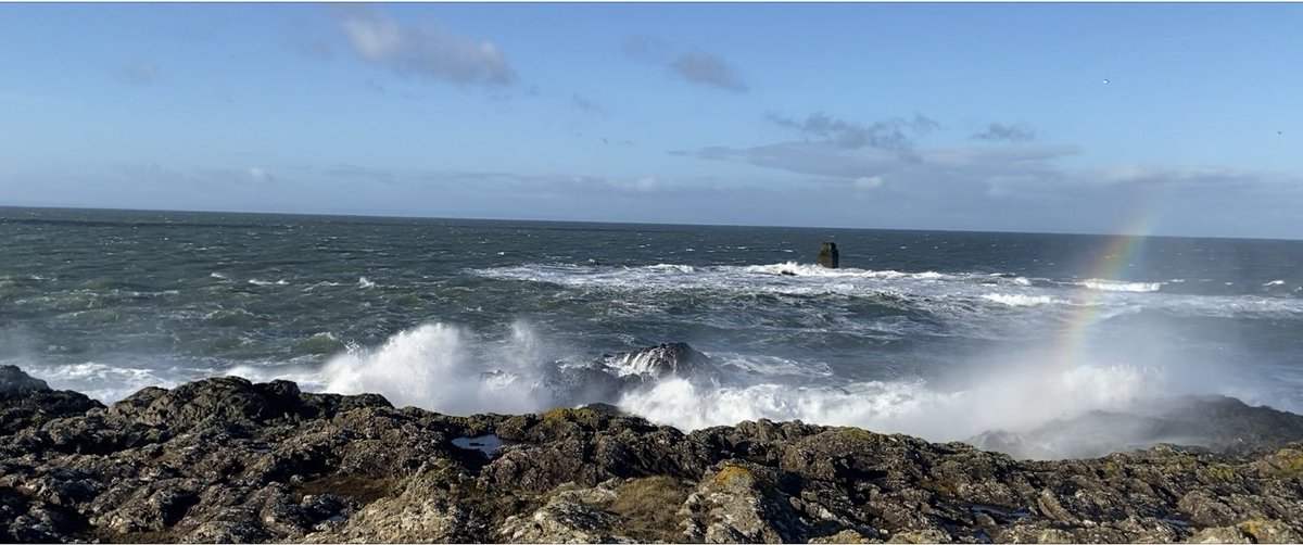 Beautiful seaspray rainbow 🌈