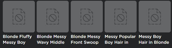Blonde Messy Front Swoop - Roblox  Blonde hair boy, Messy blonde hair,  Black hair roblox
