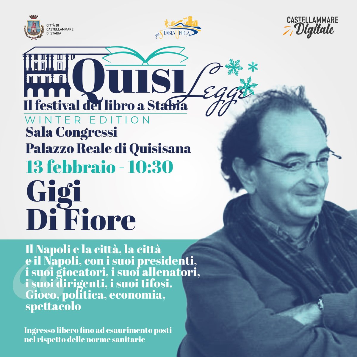 📖 GIGI DI FIORE IL 13 FEBBRAIO A QUISILEGGE

facebook.com/castellammared…

#CastellammarediStabia #Castellammare #Stabia #GaetanoCimmino #GaetanoCimminosindaco #Quisilegge