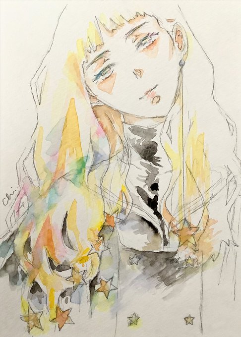 『恋の魔法学校』

#水彩画 #絵画 #イラスト 